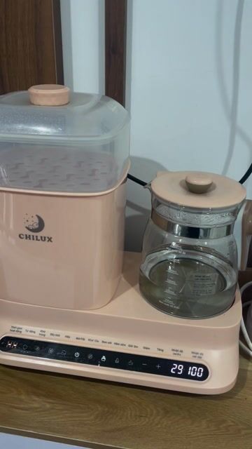 Máy tiệt trùng bình sữa CHILUX Hồng. Mua bán Mẹ và bé tại Quận Cẩm Lệ Đà Nẵng được đăng bởi Trang hình 1