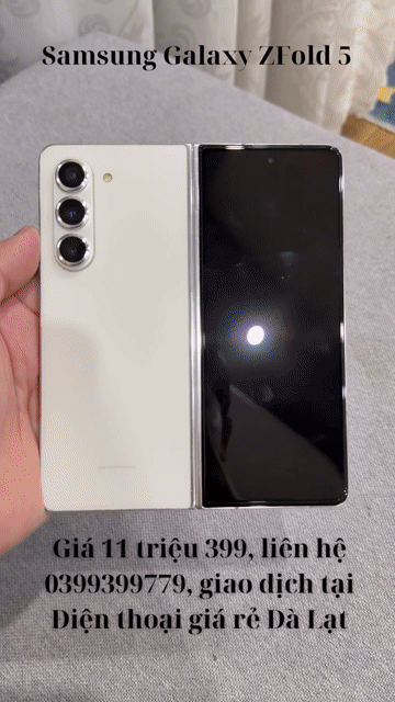 Samsung Galaxy ZFold 5 5G công ty rin đẹp. Mua bán Điện thoại tại Thành phố Đà Lạt Lâm Đồng được đăng bởi Điện thoại giá rẻ Đà Lạt hình 1
