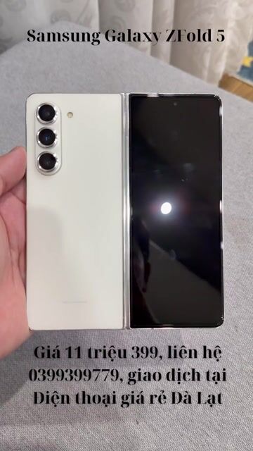 Samsung Galaxy ZFold 5 5G công ty rin đẹp. Mua bán Điện thoại tại Thành phố Đà Lạt Lâm Đồng được đăng bởi Điện thoại giá rẻ Đà Lạt hình 1