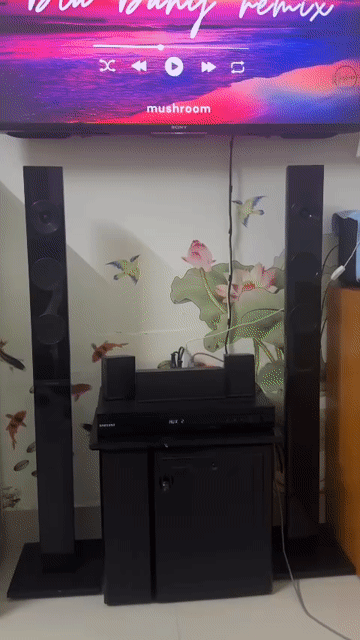 Dàn âm thanh Samsung Đen Hát karaoke. Mua bán Tivi, Âm thanh tại Thành phố Thuận An Bình Dương được đăng bởi Ngọc sỹ hình 1