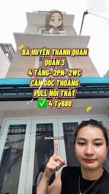 Mua bán Nhà ở Quận 3 Tp Hồ Chí Minh giá 4,68 tỷ