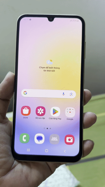Samsung Galaxy A25 5G 128GB Vàng 8GB zin. Mua bán Điện thoại tại Quận Long Biên Hà Nội được đăng bởi ĐIỆN THOẠI AK TẬN TÂM TRÁCH NHIỆM hình 1