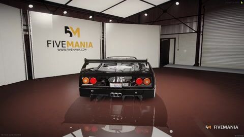 FIVEM F40 | Realistic Sports Car [Unbadged] Add-On | Interior & Exterior | High Performance | Optimized | Fivem Ready | High Quality — video preview