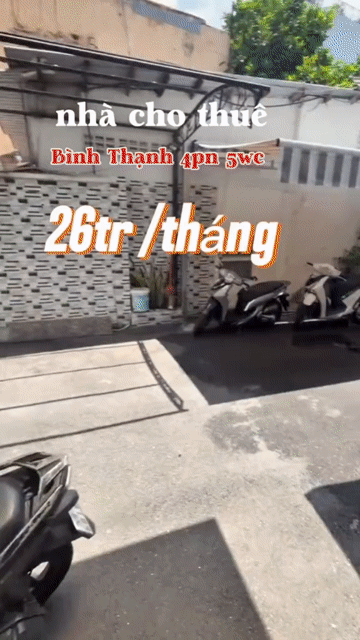 Cho thuê Nhà ở Quận Bình Thạnh Tp Hồ Chí Minh diện tích 50 m² giá 26 triệu/tháng