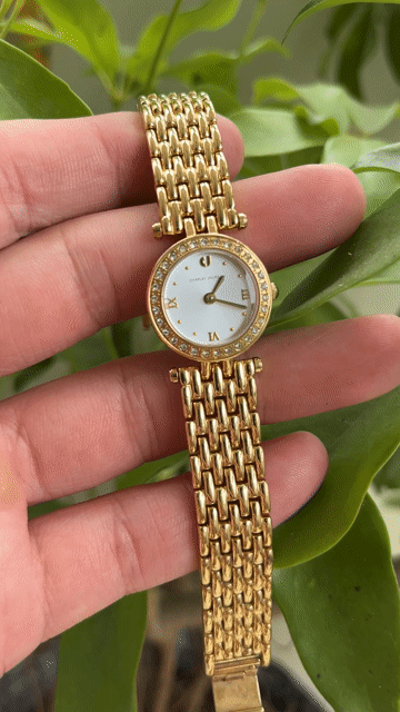 Đồng hồ Thụy sĩ bọc vàng 18k Charles Jourdan Nữ . Mua bán Đồng hồ tại Huyện Mê Linh Hà Nội được đăng bởi Thông Lê hình 1