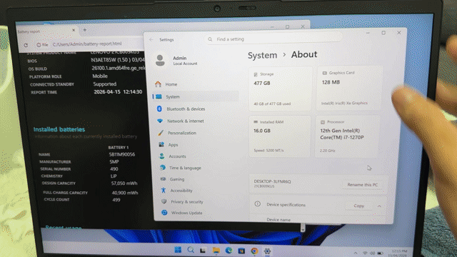Lenovo X1 Carbon Gen 10 i7-1270P/16GB/512GB. Mua bán Laptop tại Quận Bình Thạnh Tp Hồ Chí Minh được đăng bởi Lê Khanh hình 1