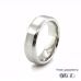 7mm Brushed Centre Cobalt Ridged Ring 360 Video two