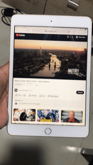 Apple iPad mini 3 64GB Vàng. Mua bán Máy tính bảng tại Quận 7 Tp Hồ Chí Minh được đăng bởi Son hình 1