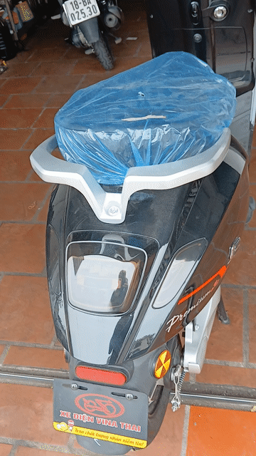 Xe máy điện Vespa điện màu Đen. Mua bán Xe máy tại Huyện Vụ Bản Nam Định được đăng bởi Ngọc  hình 1