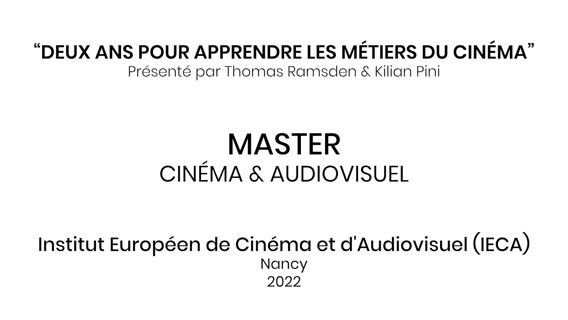 Apprendre les métiers du cinéma