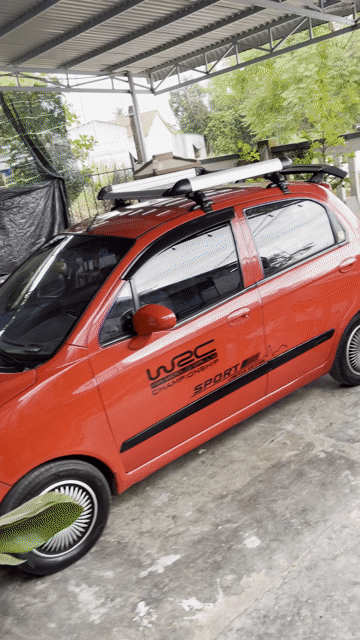 Chevrolet Spark Van 2 chỗ màu Đỏ. Mua bán Ô tô tại Huyện Thăng Bình Quảng Nam được đăng bởi Công Thông hình 1