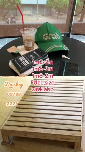 Giường gỗ 2m Vàng gỗ. Mua bán Giường, chăn ga gối nệm tại Huyện Trảng Bom Đồng Nai được đăng bởi Shop Toàn Express Businesses hình 1