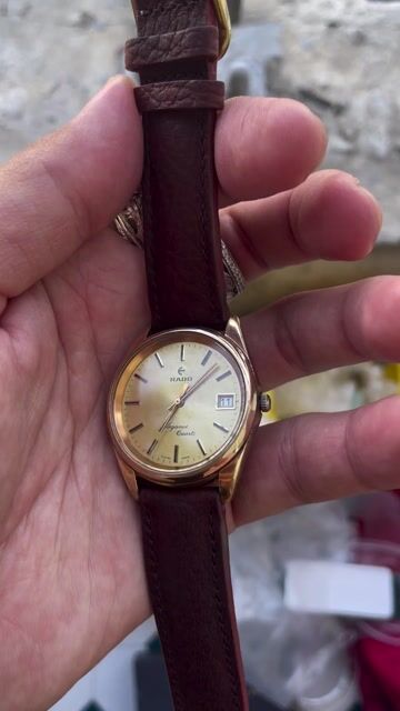 Rado Companion 729 2002.2 Nam Vàng Mạ vàng. Mua bán Đồng hồ tại Huyện Tiên Lữ Hưng Yên được đăng bởi Sử  hình 1