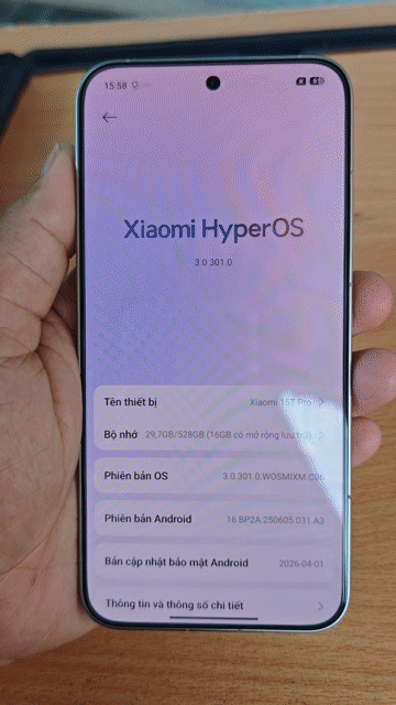 Xiaomi 15T Pro 12GB/512GB - Máy đẹp keng, BH dài. Mua bán Điện thoại tại Huyện Thoại Sơn An Giang được đăng bởi Nguyễn Minh hình 1