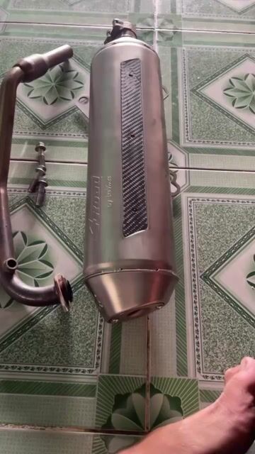 Pô xe máy Kim loại Mới. Mua bán Phụ tùng xe tại Thị xã Tân Uyên Bình Dương được đăng bởi Trung Gas  hình 1