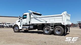 Peterbilt 12-14 yd Dump With Feed Post