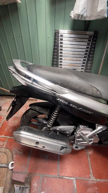 Honda Air Blade Đen bạc. chinh chủ bán. Mua bán Xe máy tại Huyện Mang Thít Vĩnh Long được đăng bởi Đức hình 1