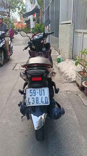 Yamaha Nouvo SX Đỏ đen. Mua bán Xe máy tại Quận 7 Tp Hồ Chí Minh được đăng bởi Đặng Tiến Thắng hình 1