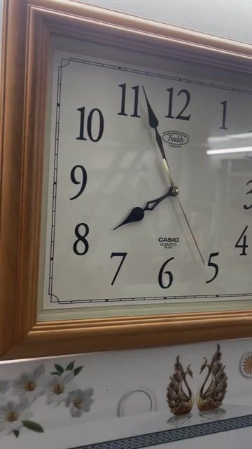 Đồng hồ treo tường Casio Gỗ. Mua bán Nội thất, đồ gia dụng khác tại Quận 5 Tp Hồ Chí Minh được đăng bởi nguyễn Tài hình 1