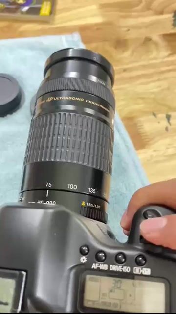 Ống kính Canon EF 75-300mm Đen. Mua bán Máy ảnh, Máy quay tại Huyện Đức Linh Bình Thuận được đăng bởi TA SAY KO PHẢI VÌ MEN hình 1