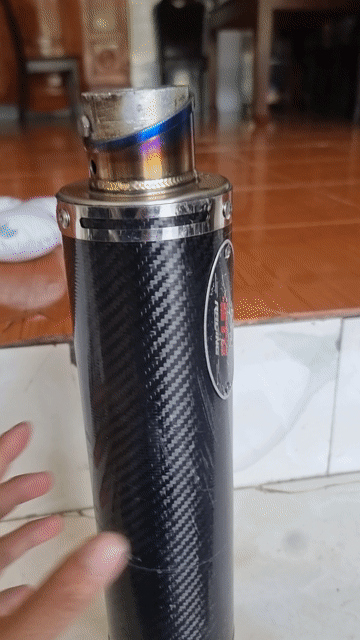 Pô xe máy STB Titan Carbon. Mua bán Phụ tùng xe tại Thành phố Châu Đốc An Giang được đăng bởi trần thị hồng thắm hình 1