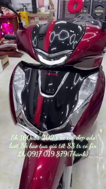 Honda SH 160 ABS 2023 Đỏ 8 km. Mua bán Xe máy tại Thành phố Vũng Tàu Bà Rịa - Vũng Tàu được đăng bởi XE MÁY BẢO THANH  TPVŨNG TÀU hình 1