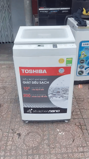 Máy giặt Toshiba 7kg Trắng. Mua bán Máy giặt tại Quận 7 Tp Hồ Chí Minh được đăng bởi Trần Hoa hình 1