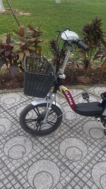 Xe đạp điện ASAMA màu Đỏ. Mua bán Xe điện tại Thành phố Thuận An Bình Dương được đăng bởi Nguyễn Thị Thùy Trang hình 1
