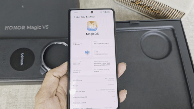 Honor Magic V5 16GB/512GB Đen Fullbox Có Giao Lưu. Mua bán Điện thoại tại Quận 3 Tp Hồ Chí Minh được đăng bởi Minh Phạm hình 1