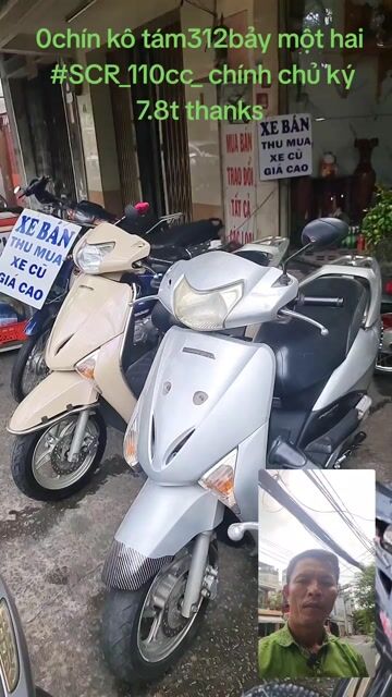 Honda SCR 110 2010 Bạc. Mua bán Xe máy tại Quận 11 Tp Hồ Chí Minh được đăng bởi CỬA HÀNG XE MÁY LONG HỔ hình 1