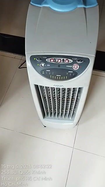 Quạt điều hòa Aqua Xám. Mua bán Quạt tại Thành phố Thủ Dầu Một Bình Dương được đăng bởi nguyenvete hình 1