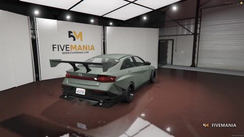 FIVEM Eletron R | Custom Sports Sedan Add-On | Interior & Exterior | Custom Body Kit | Spoiler | Custom Wheels | Add-On | Optimized | Fivem Ready | High Quality, video preview
