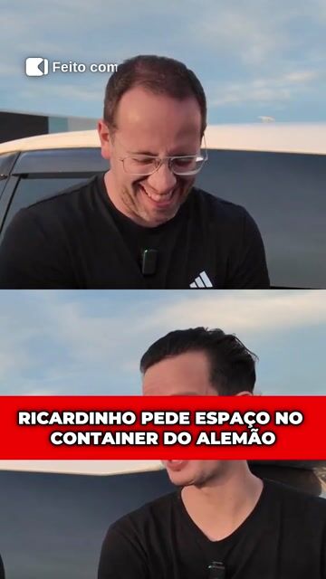 RICARDINHO PEDE ESPAÇO NO CONTAINER DO ALEMÃO