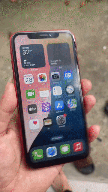 Apple iPhone XR 64GB Đỏ Mất Face ID. Mua bán Điện thoại tại Huyện Tiên Phước Quảng Nam được đăng bởi Hunggg hình 1
