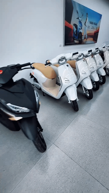Xe máy điện YADEA OVA Trắng kem. Mua bán Xe máy tại Thành phố Sóc Trăng Sóc Trăng được đăng bởi YADEA MINH CHÂU hình 1