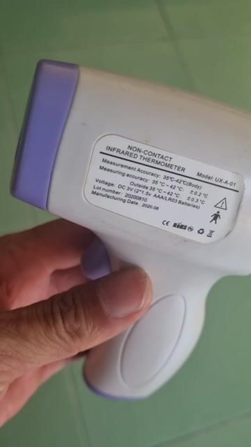 Nhiệt kế hồng ngoại UX-A-01 Trắng, Tím. Mua bán Nội thất, đồ gia dụng khác tại Huyện Ba Tri Bến Tre được đăng bởi Phan Hải BT hình 1