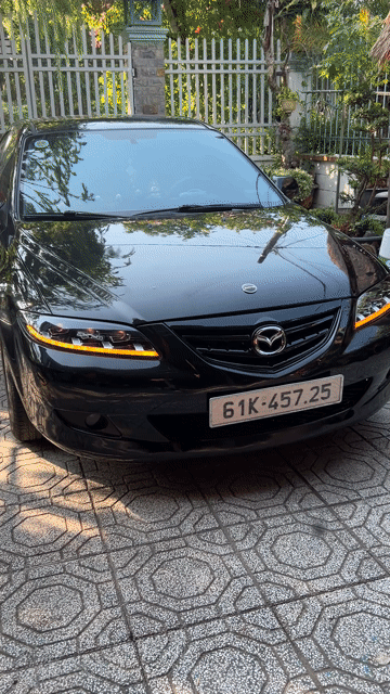 Mazda 6 2004 2.0 bản đủ Đen. Mua bán Ô tô tại Huyện Củ Chi Tp Hồ Chí Minh được đăng bởi võ thành đông hải hình 1