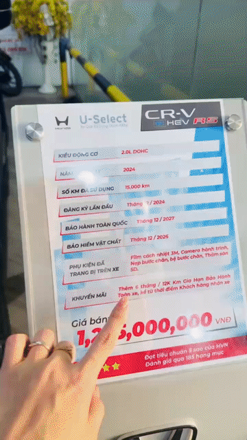 Honda CR-V RS Hybrid. ZIN 100%. NHẬP THÁI LAN ✅. Mua bán Ô tô tại Quận Bình Thạnh Tp Hồ Chí Minh được đăng bởi Honda Chính Hãng Khu Vực Phía Nam hình 1