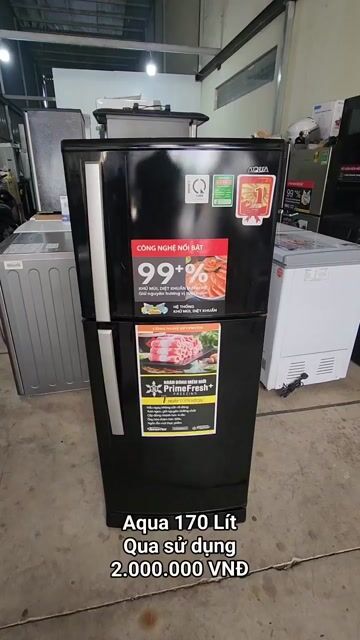 Tủ lạnh Aqua 170L Đen Đã sử dụng. Mua bán Tủ lạnh tại Thành phố Sóc Trăng Sóc Trăng được đăng bởi Điện Lạnh Hoàng Khải hình 1