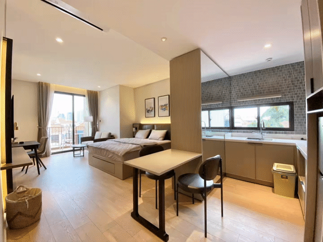Cho thuê Căn hộ Chung cư Quận Bình Thạnh Tp Hồ Chí Minh diện tích 40 m² giá 6 triệu/tháng