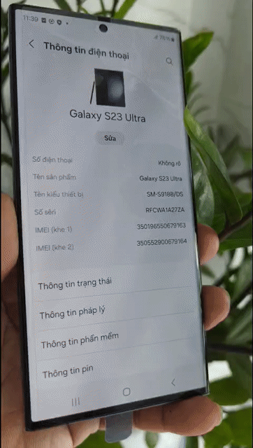 Samsung Galaxy S23 Ultra 256GB Đen. Mua bán Điện thoại tại Huyện Hóc Môn Tp Hồ Chí Minh được đăng bởi TOTO MOBILE HÓC MÔN hình 1
