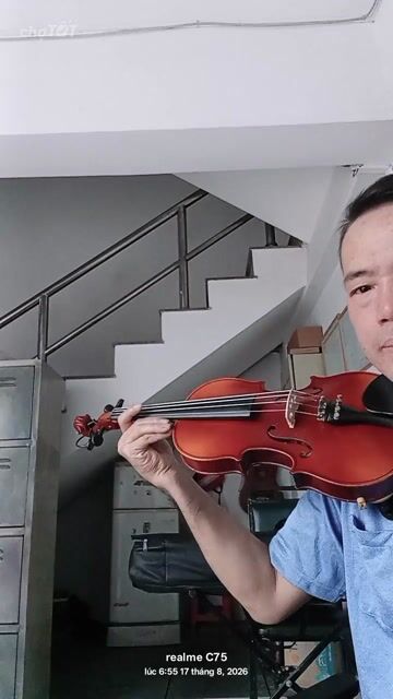 Đàn Violin 3/4 Nâu đỏ đã qua sử dụng. Mua bán Nhạc cụ tại Quận Tân Phú Tp Hồ Chí Minh được đăng bởi thiên phú  hình 1