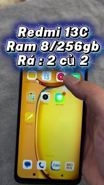 Xiaomi Redmi 13C 8GB/256GB Xám. Mua bán Điện thoại tại Quận 4 Tp Hồ Chí Minh được đăng bởi Tuấn hình 1