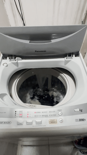 Máy giặt Panasonic Trắng xám. Mua bán Máy giặt tại Quận Đống Đa Hà Nội được đăng bởi Nguyễn Thị Trang hình 1