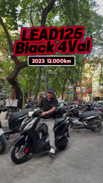 Honda Lead 125 4Val Sport 2024 Đen. Mua bán Xe máy tại Quận Ba Đình Hà Nội được đăng bởi Xe Máy Nam Thi hình 1