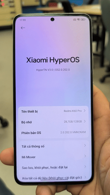 Redmi K60 Pro 8GB/128GB zin đã up rom QT. Mua bán Điện thoại tại Thành phố Thủ Đức Tp Hồ Chí Minh được đăng bởi Tịnh Lưu Ly hình 1