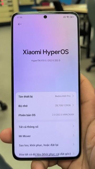 Redmi K60 Pro 8GB/128GB zin đã up rom QT. Mua bán Điện thoại tại Thành phố Thủ Đức Tp Hồ Chí Minh được đăng bởi Tịnh Lưu Ly hình 1