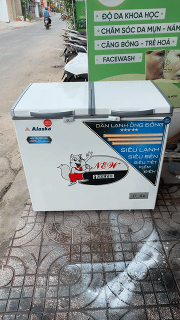 Tủ đông mát  Alaska 250 lít Trắng. Mua bán Tủ lạnh tại Huyện Hóc Môn Tp Hồ Chí Minh được đăng bởi Linh Tran hình 1