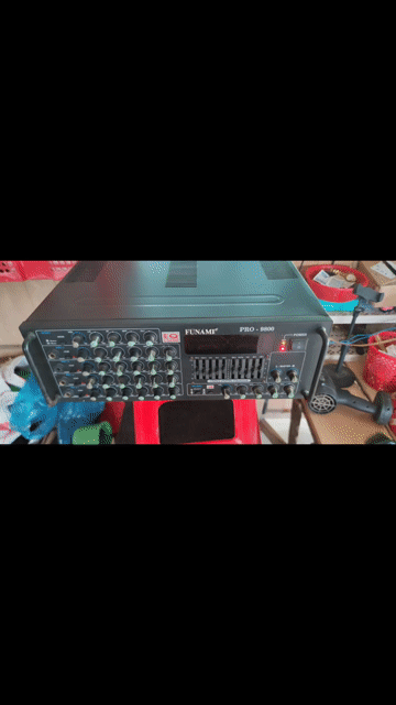 Dàn karaoke Funami PRO-9800 Đen. Mua bán Tivi, Âm thanh tại Huyện Mỏ Cày Bắc Bến Tre được đăng bởi đậm chất miền Tây hình 1