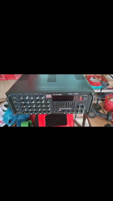 Dàn karaoke Funami PRO-9800 Đen. Mua bán Tivi, Âm thanh tại Huyện Mỏ Cày Bắc Bến Tre được đăng bởi đậm chất miền Tây hình 1